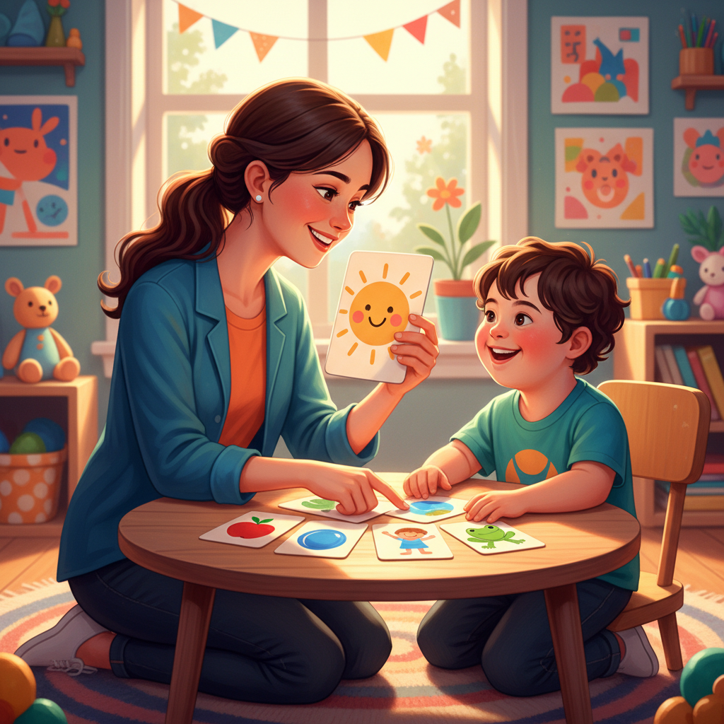 أفضل الطرق لتعليم الأطفال المصابين بمتلازمة داون مهارات التواصل